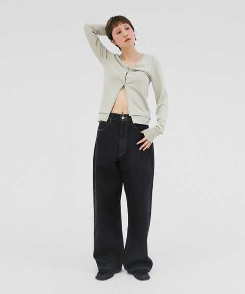 lit ジーンズ デニム デニムパンツ W Loop Straight Denim レディース