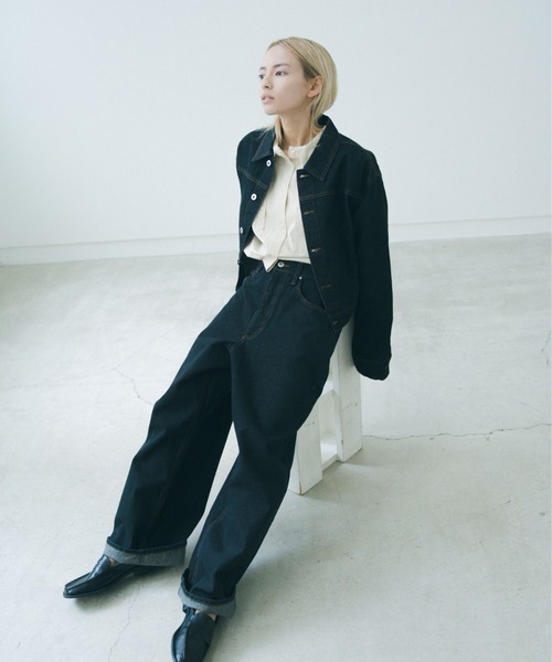 lit ジーンズ デニム デニムパンツ W Loop Straight Denim レディース