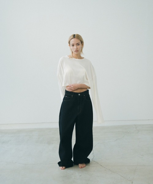 lit ジーンズ デニム デニムパンツ W Loop Straight Denim レディース