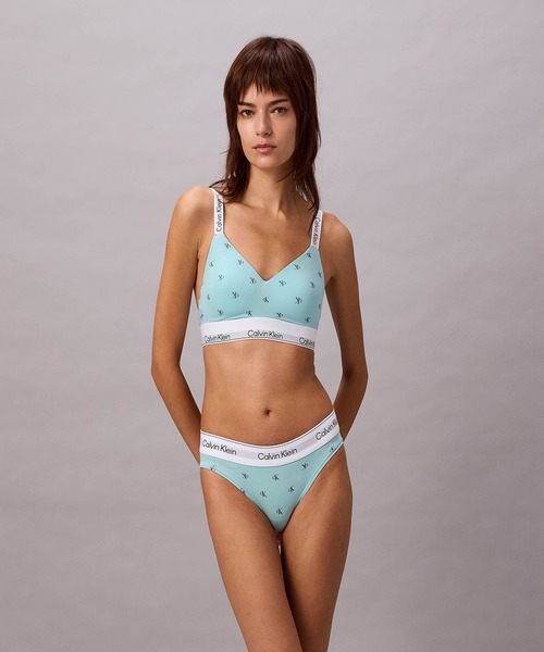 ノンワイヤーブラ ブラジャー Icon Cotton Modal  ライトリーラインド ブラレットの画像