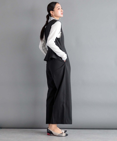 「RAW FUDGE」 オーバーオール M グレー レディース_画像4