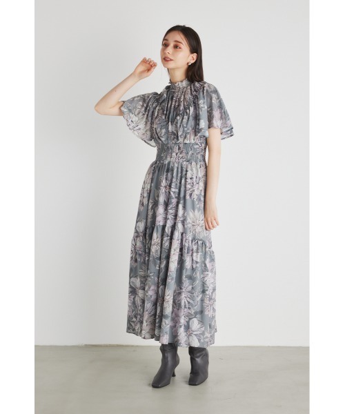 「rienda」 半袖ワンピース SMALL ブラック レディース_画像8