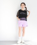 tシャツ キッズ メッシュトップス&タンクトッ...の詳細画像1