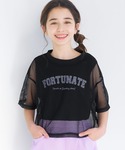 tシャツ キッズ メッシュトップス&タンクトッ...の詳細画像3