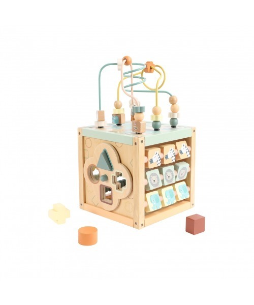 おもちゃ 木製ミディアム アクティビティキューブ : ZOZOTOWN Yahoo!店