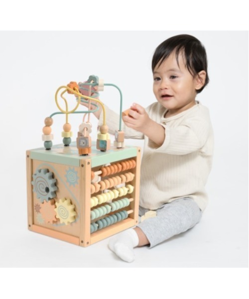 木製アクティビティキューブ おもちゃ 木製ミディアム アクティビティキューブ : ZOZOTOWN Yahoo!店