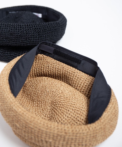 RACAL（ラカル） キャップ 帽子 Linen Touch Cotton Hand Knit Roll