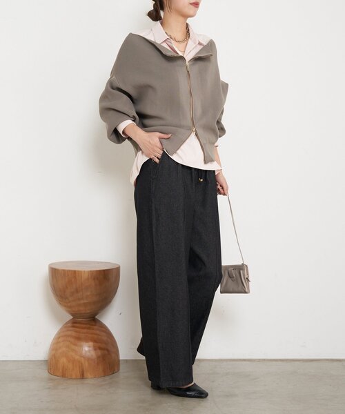 「Jena espace merveilleux」 デニムパンツ FREE ブラック レディース_画像3