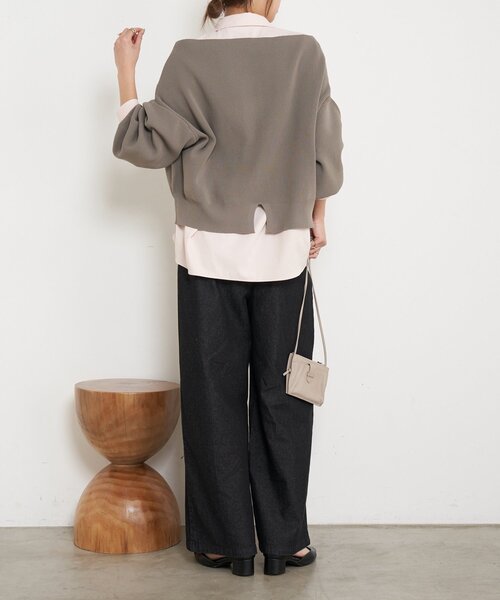 「Jena espace merveilleux」 デニムパンツ FREE ブラック レディース_画像5