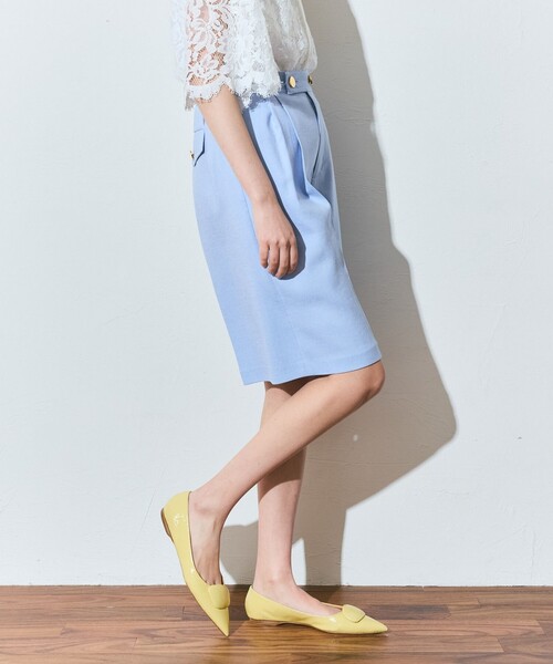 GRACE CLASS ハーフパンツ ワイドパンツ パンツ リネンタッチハーフ