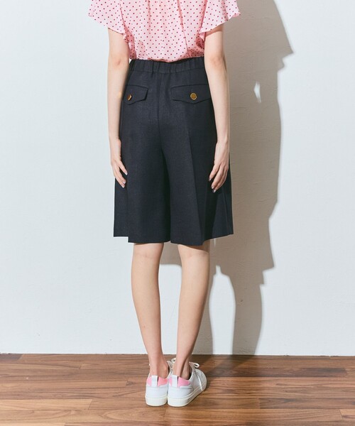 GRACE CLASS ハーフパンツ ワイドパンツ パンツ リネンタッチハーフ