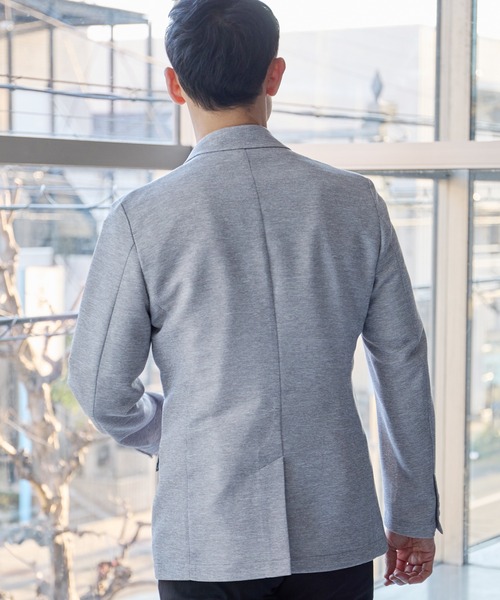 「UNION STATION」 テーラードジャケット S ライトグレー メンズ_画像3