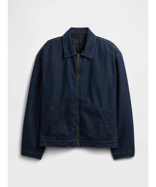 「GAP」 デニムジャケット X-SMALL インディゴブルー メンズの画像