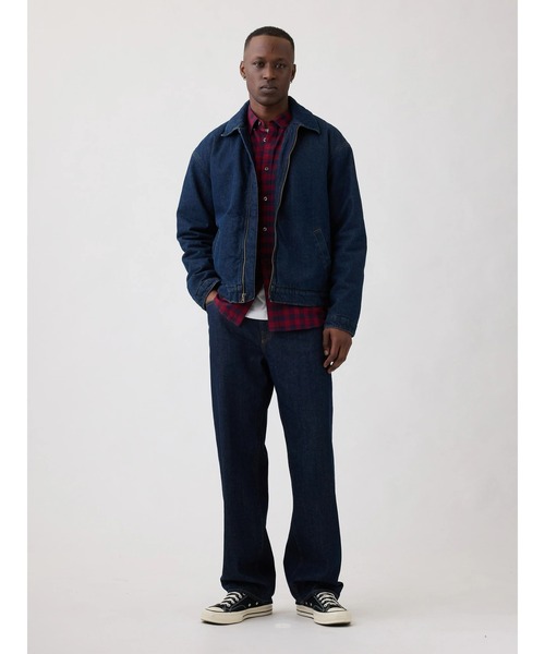 「GAP」 デニムジャケット X-SMALL インディゴブルー メンズの画像