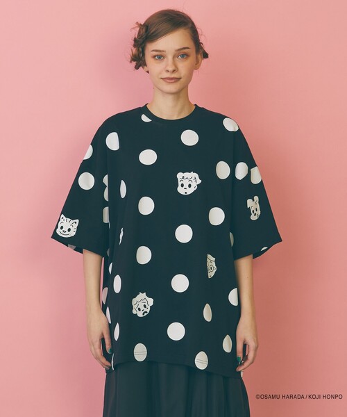 frapbois osamu goods big T フラボアドット7月中の出品 FRAPBOIS（フラボア） tシャツ 半袖 OSAMU GOODS BIG-T レディース