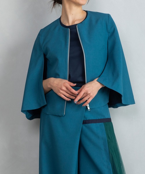 「MARECHAL TERRE」 ブルゾン MEDIUM ベージュ レディース_画像3