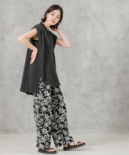「Gready Brilliant」 「favori」ノースリーブブラウス FREE ライトグレー レディース_画像5
