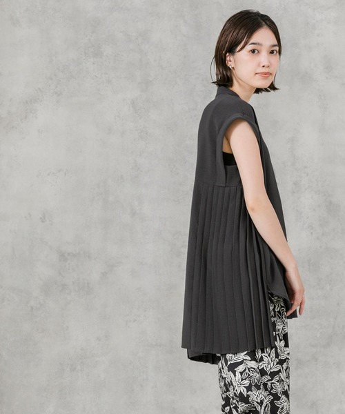 「Gready Brilliant」 「favori」ノースリーブブラウス FREE ライトグレー レディース_画像7