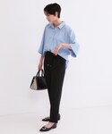 パンツ 「ストレッチ/防シワ/洗濯機OK」美脚...の詳細画像5
