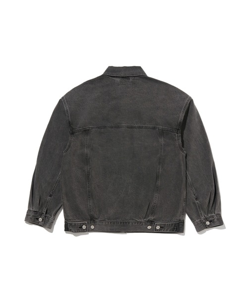 「Levi's」 デニムジャケット - グレー レディースの画像