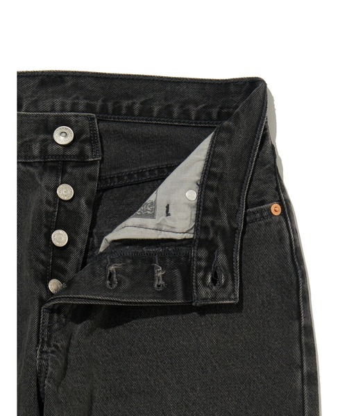 「Levi's」 デニムパンツ 27inch ブラック レディースの画像