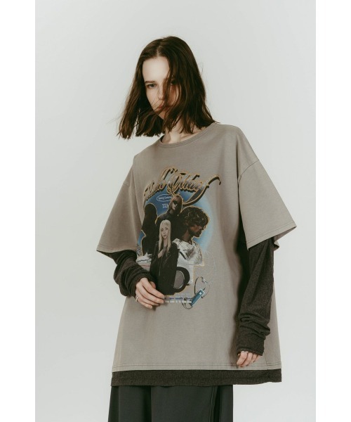 Knuth Marf（クヌースマーフ） tシャツ AI future layered t-shirt