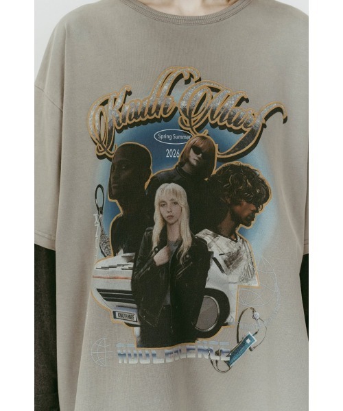 Knuth Marf（クヌースマーフ） tシャツ AI future layered t-shirt
