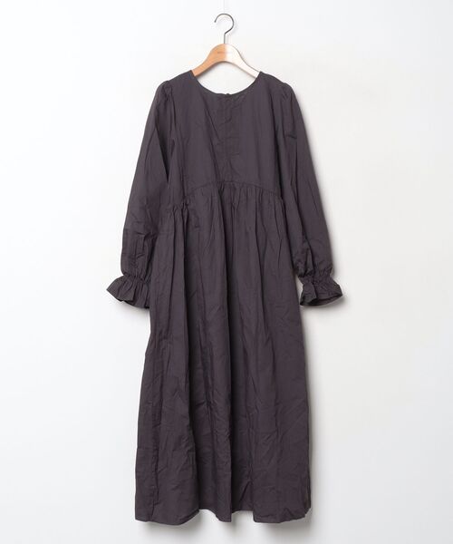 「w closet」 レース長袖ワンピース - グレー レディース_画像3