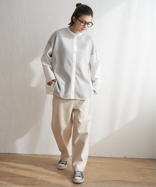 「LBC」 長袖ブラウス M ベージュ レディース_画像5