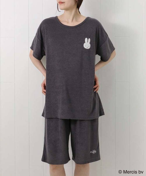 Miffy（ミッフィー） パジャマ ルームウェア 半袖パイルルームウェア