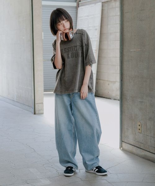 「PBLIM」 半袖Tシャツ LARGE ブラウン系その他 レディース_画像5