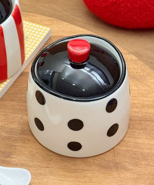 食器 ドット柄フタ付シュガーポット : ZOZOTOWN Yahoo!店 - 通販
