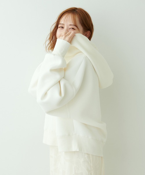 「natural couture」 プルオーバーパーカー FREE ベージュ レディース_画像9