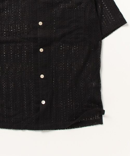 「ALLSAINTS」 半袖シャツ L ブラック メンズ_画像3
