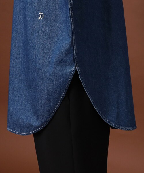「DRESSTERIOR」 長袖シャツ 34 ブルー レディース_画像8