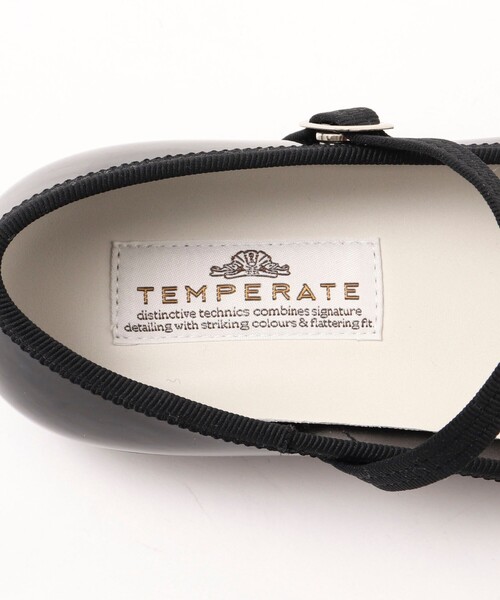 「TEMPERATE」 フラットパンプス 37 ブラック レディース_画像9