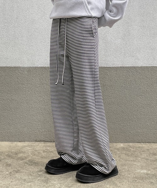 「BLACKUP」 イージーパンツ ONESIZE ブラウン レディース_画像4