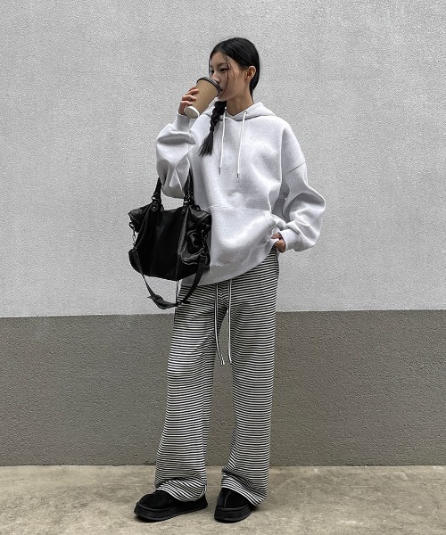 「BLACKUP」 イージーパンツ ONESIZE ブラウン レディース_画像5