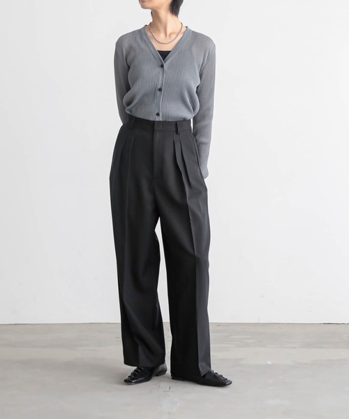 「for/c」 パンツ LL ブラック レディース_画像3