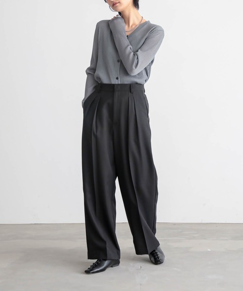 「for/c」 パンツ LL ブラック レディース_画像5