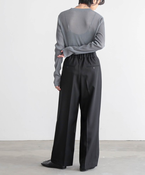 「for/c」 パンツ LL ブラック レディース_画像6