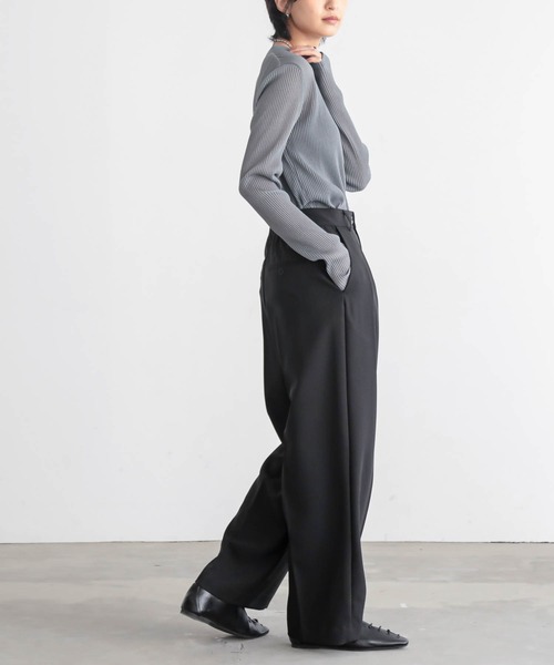「for/c」 パンツ LL ブラック レディース_画像7