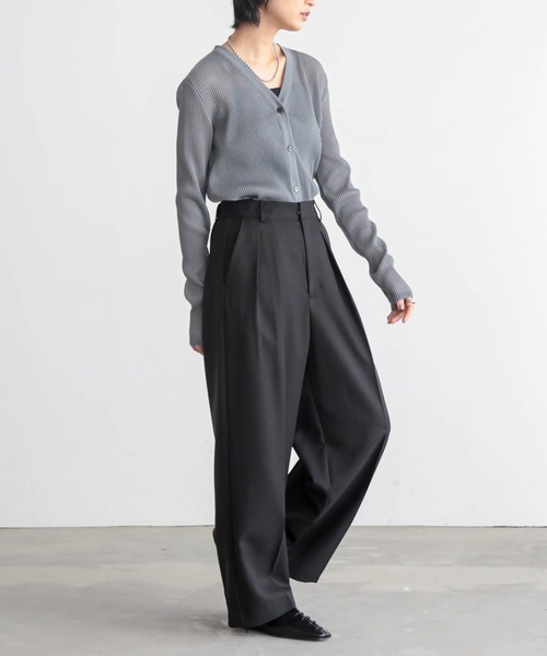 「for/c」 パンツ LL ブラック レディース_画像8