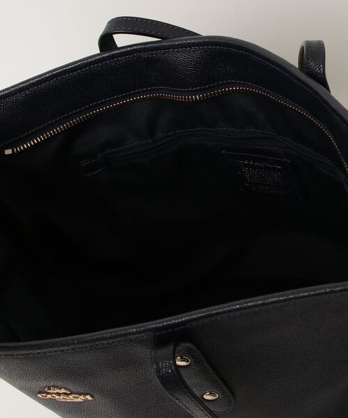 COACH（コーチ） ワンポイントトートバッグ - ネイビー レディース