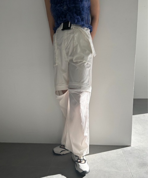 「emmi」 パンツ 1 ホワイト レディース_画像4