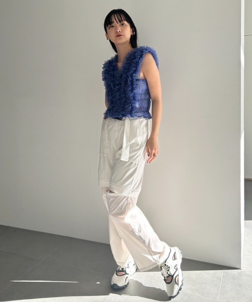 「emmi」 パンツ 1 ホワイト レディース_画像5