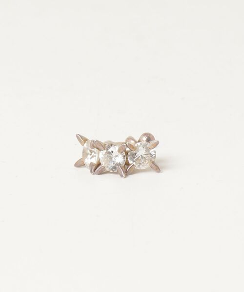 e.m.（イーエム） ピアス（片耳用） FREE シルバー レディース 