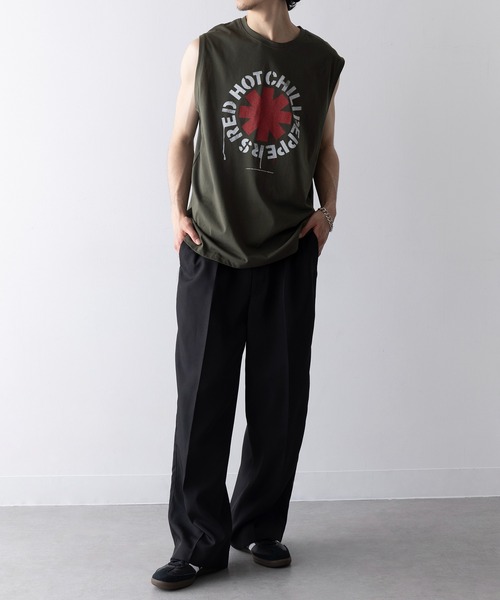 「ROCK-OFF」 ノースリーブトップス X-LARGE グリーン メンズ_画像7