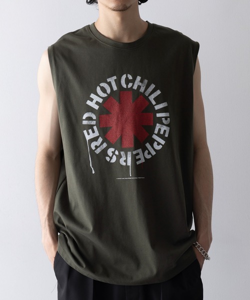 「ROCK-OFF」 ノースリーブトップス X-LARGE グリーン メンズ_画像9