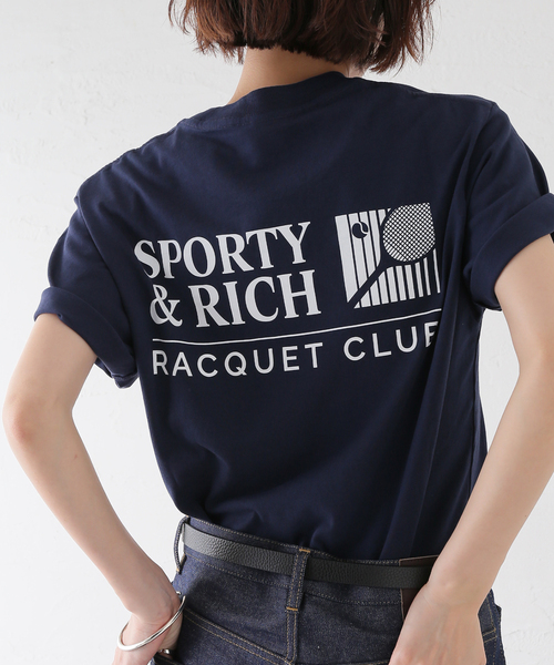 sporty&rich Tシャツ　日本未発売 SPORTY&RICH tシャツ 半袖 SPORTY＆RICH/スポーティアンドリッチ Promo